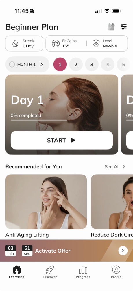 Your plan screen