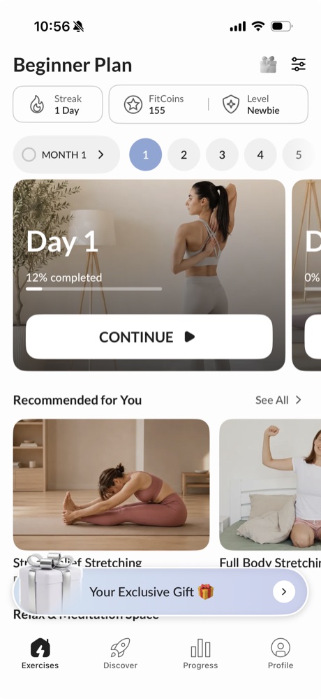 Your plan screen