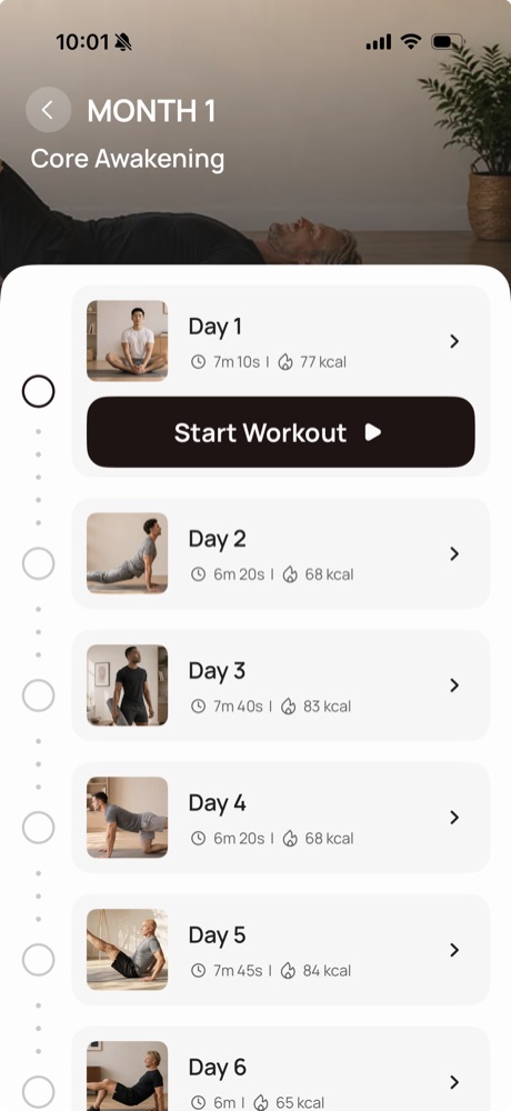 Plans screen